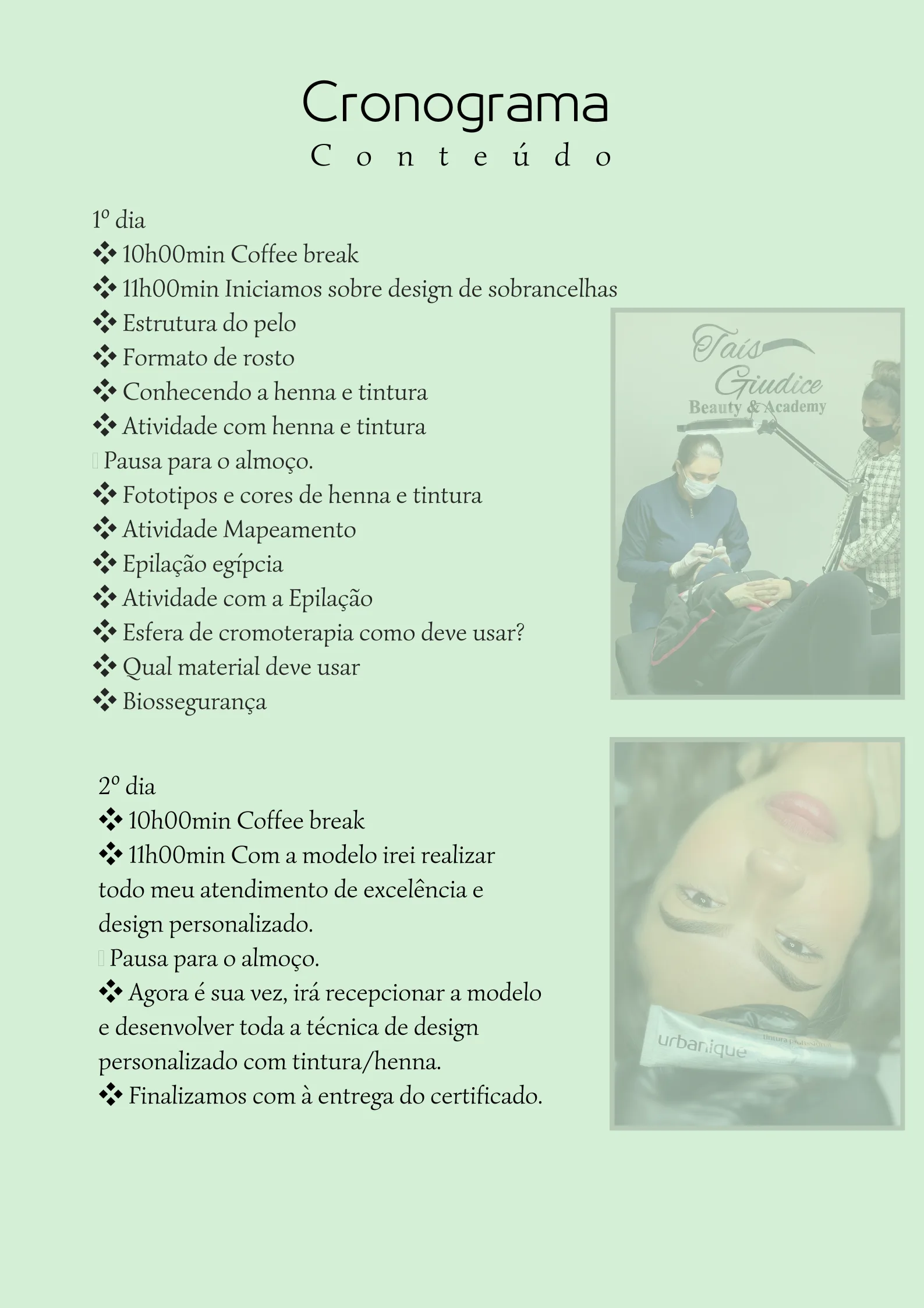 Laminação de Sobrancelhas